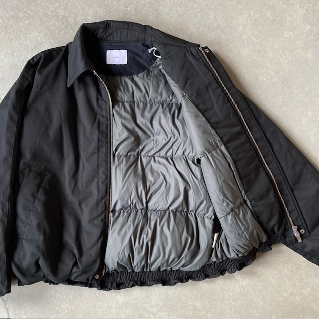 miffew WIDE SQUARE ZIP DOWN JACKET