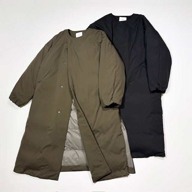 miffew COLLARLESS DOWN COAT