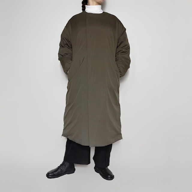 miffew COLLARLESS DOWN COAT