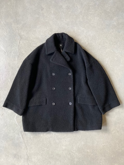 maison de soil RECYCLE BOA WOOL DOUBLE OVER COAT