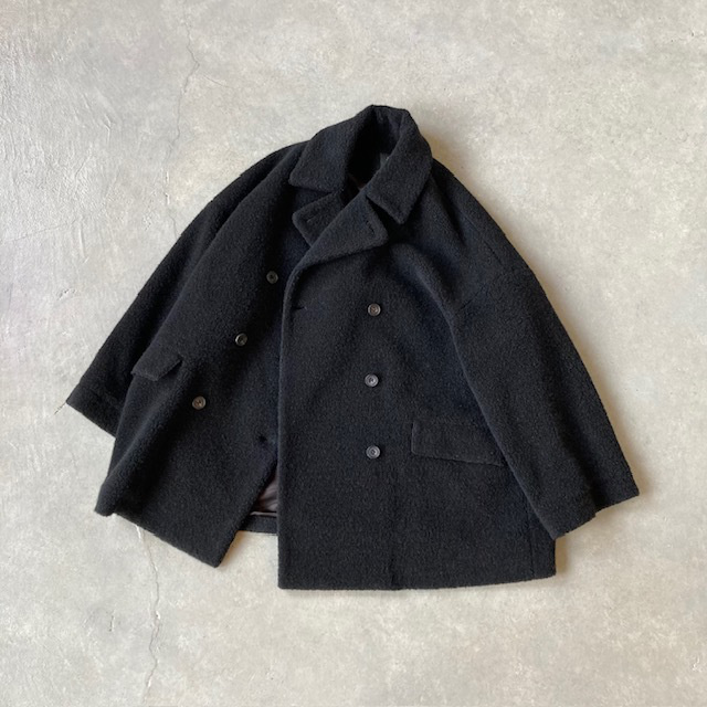 maison de soil RECYCLE BOA WOOL DOUBLE OVER COAT