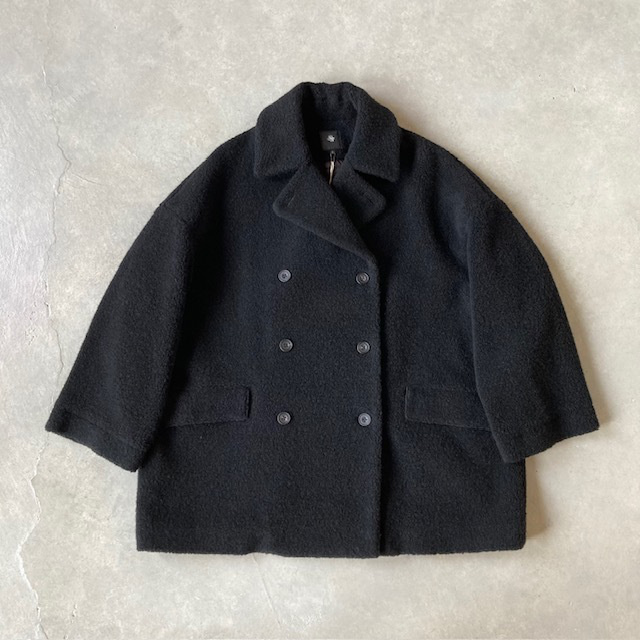 maison de soil RECYCLE BOA WOOL DOUBLE OVER COAT