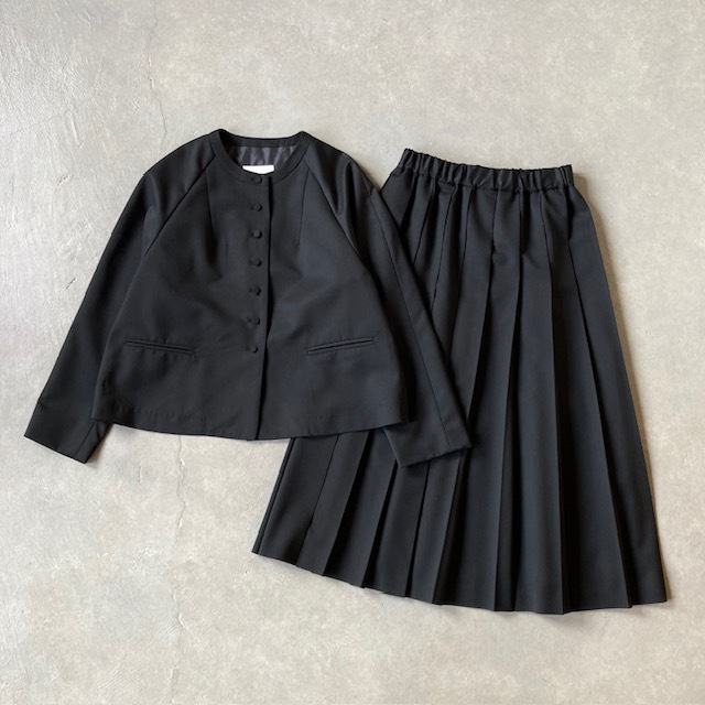 A PIECE OF LIBRARY スマートウールベイリージャケット