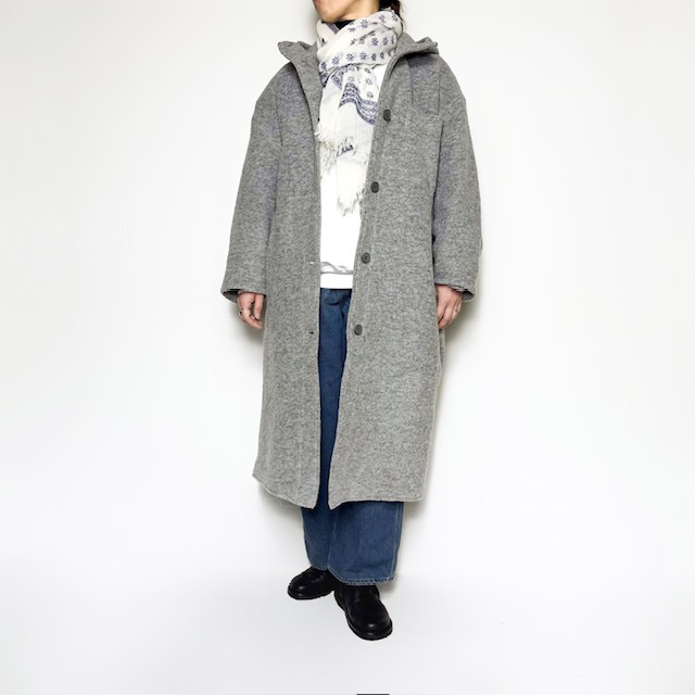 IKITSUKE フードロングコート