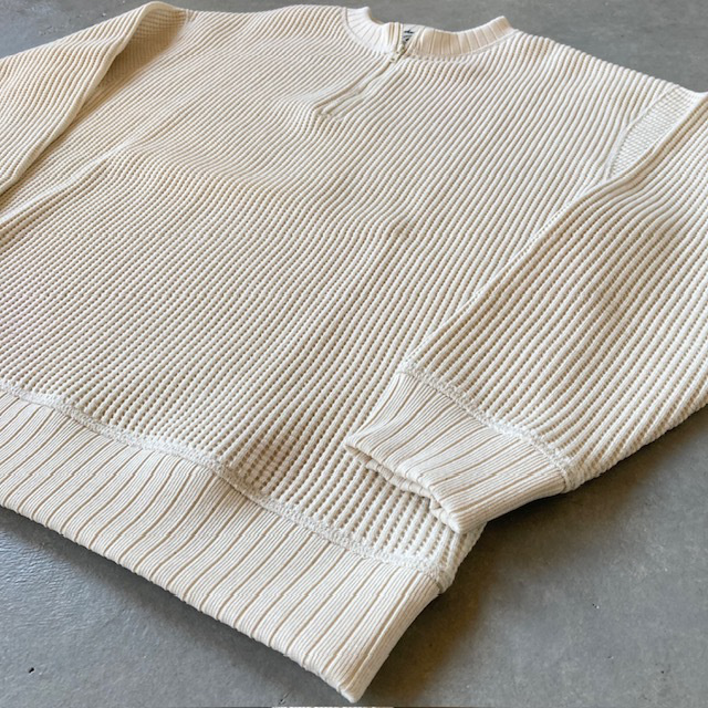 Jackman COTTON BIG WAFFLE HALF ZIP
