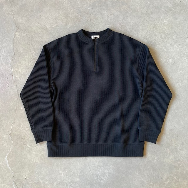 Jackman COTTON BIG WAFFLE HALF ZIP