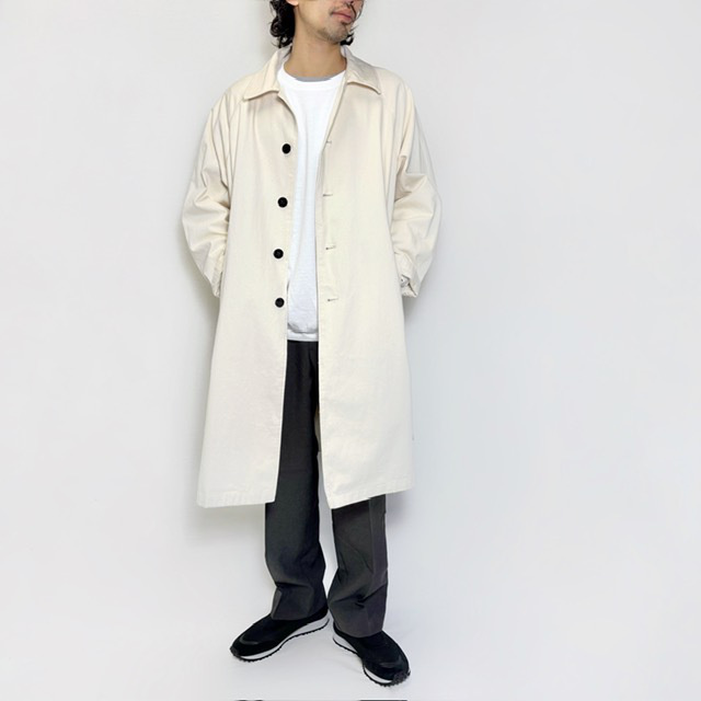 H.UNIT　DENIM SOUTIEN COLLAR COAT
