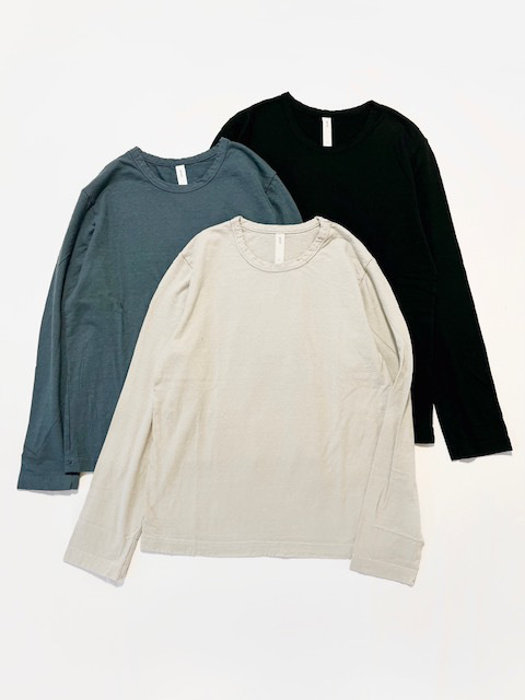 PRIT リサイクルムラ糸天竺クルーネック