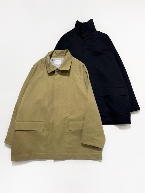 STILL BY HAND コットンリネンツイルハーフコート