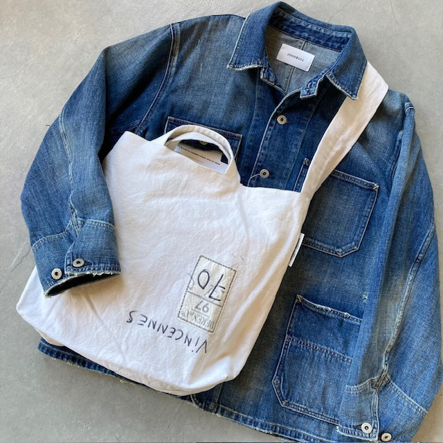 Arte povera USEDフランスシーツ TOTE & SHOULDER BAG