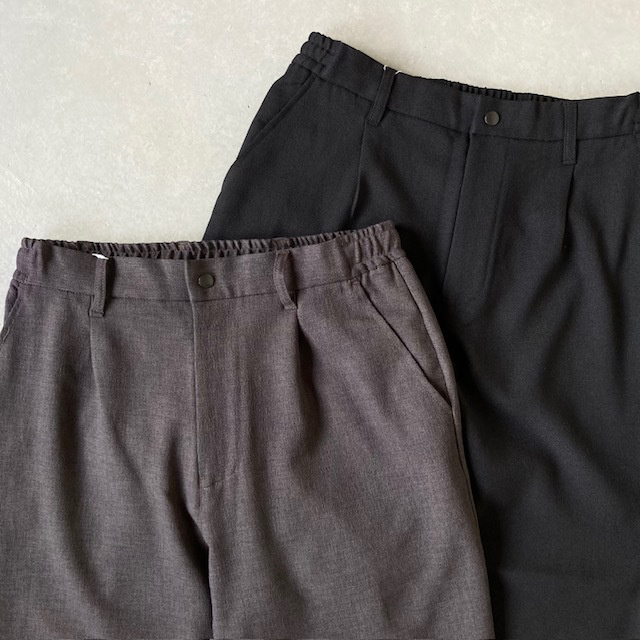 JOHNBULL FORMOZA ストレッチツイル ワンタックイージーパンツ