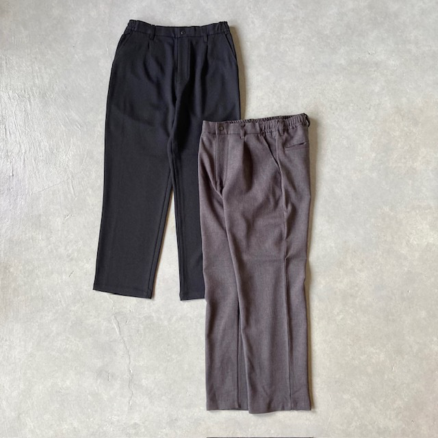 JOHNBULL FORMOZA ストレッチツイル ワンタックイージーパンツ