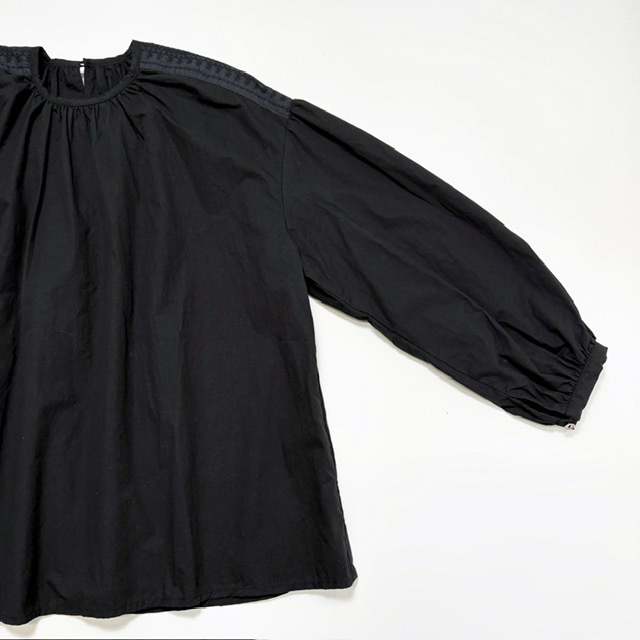 Gauze ANTIQUE LACE MODERNIST BLOUSE