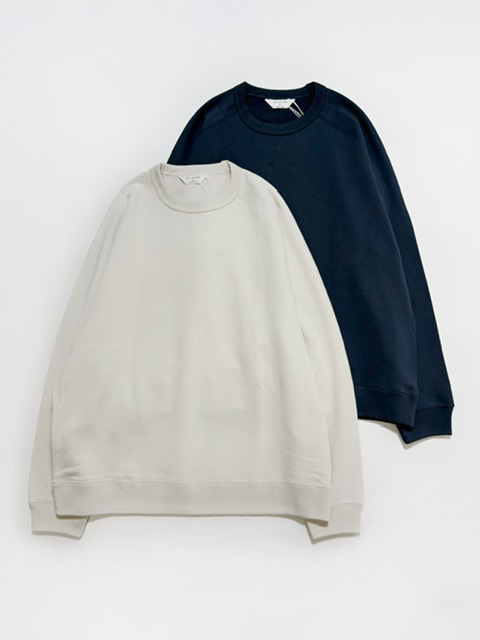 STILL BY HAND ピマコットンサドルスリーブクルーネック