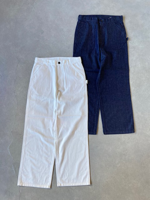 ARMEN 8oz UNEVEN YARN DENIM PAINTER PANTS