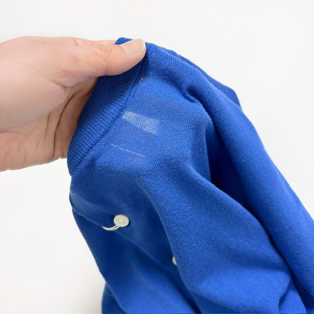 PRIT ハイツイストコットン16G天竺編み 2wayワイドカーディガン