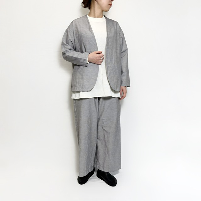 PRIT 綿麻ストレッチトッパージャケット