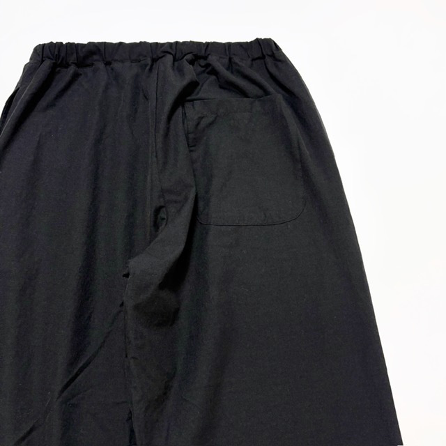 PRIT 綿麻ストレッチワイドパンツ