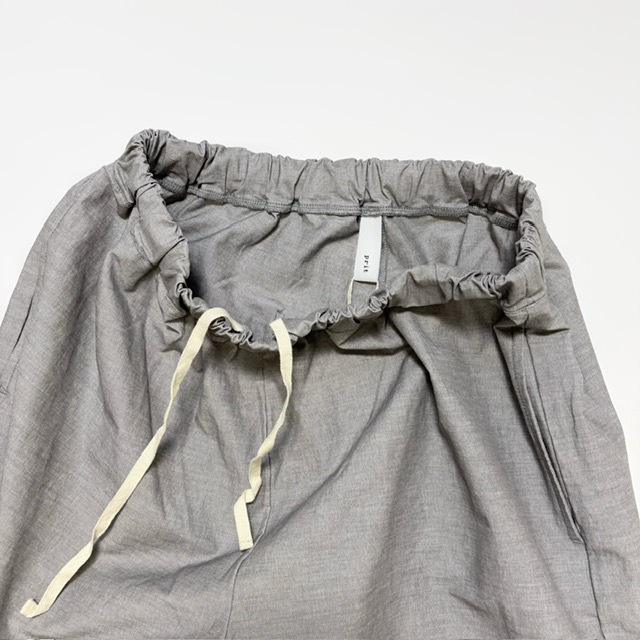 PRIT 綿麻ストレッチワイドパンツ