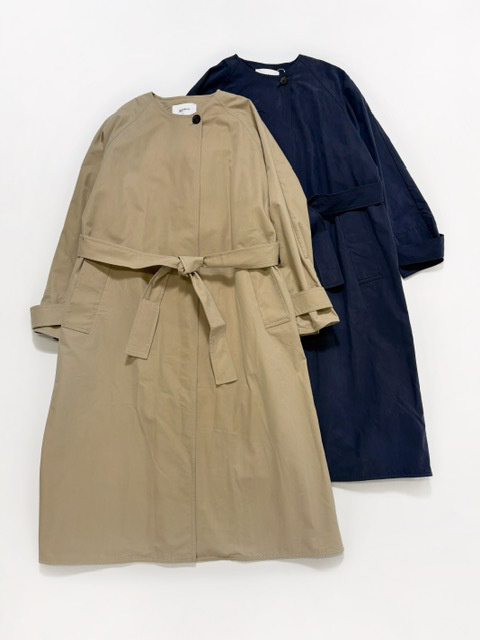 JOHNBULL ノーカラーオーバーコート