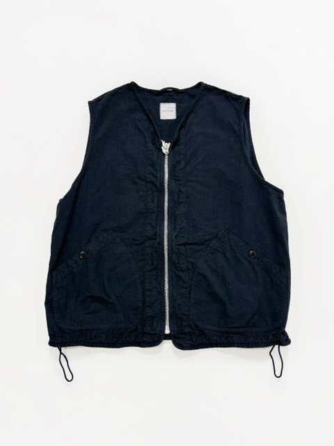 SAGE DE CRET コットンヘンプウェザーミリタリーベスト