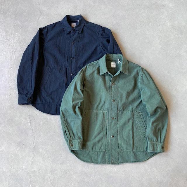 SAGE DE CRET コットンヘンプウェザーシャツジャケット