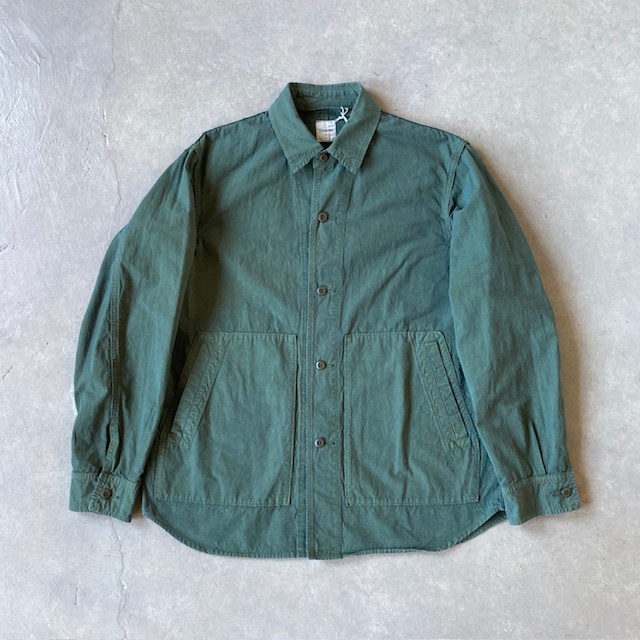 SAGE DE CRET コットンヘンプウェザーシャツジャケット