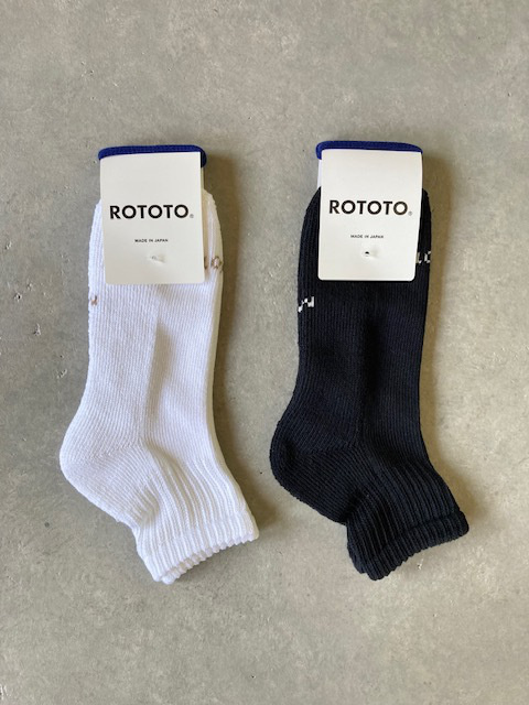 ROTOTO  EVERYDAY PILE ANKLE SOCKS