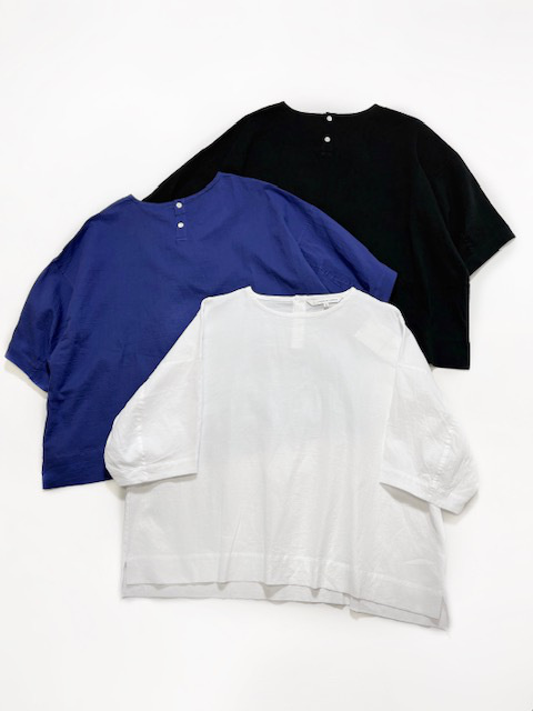 A PIECE OF LIBRARY ジェントリーダブルガーゼサニーブラウス