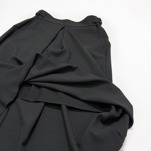 Lelill サイドベルトAラインスカート