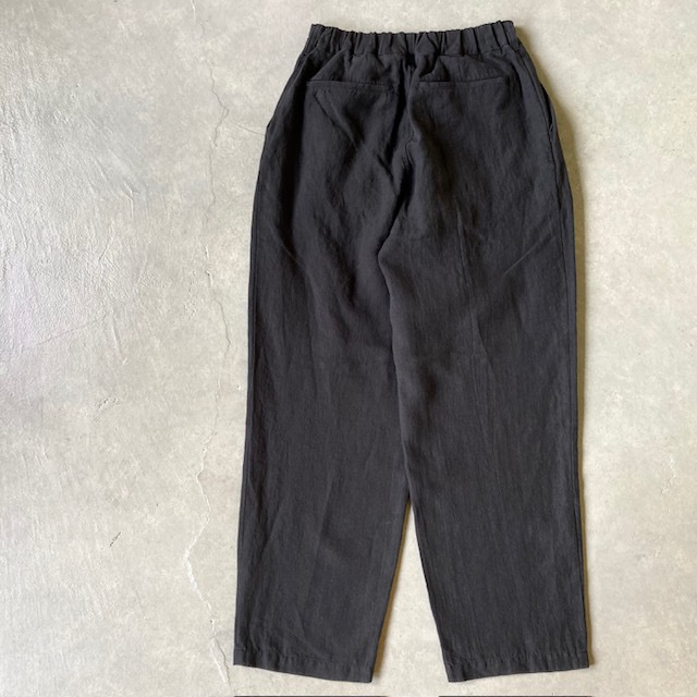 STILL BY HAND　リネン2タックワイドテーパードパンツ
