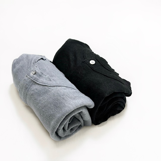 PRIT ヨーロッパリネン天竺7分袖 2wayワイドカーディガン