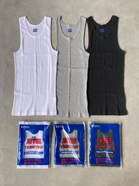 JOHNBULL  パックリブタンクトップ