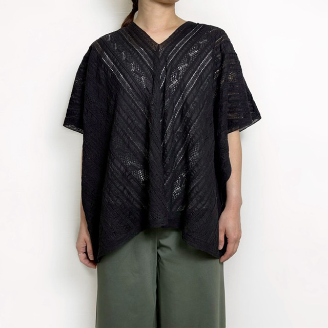 SOIL VOILE ALL LACE PONCHO