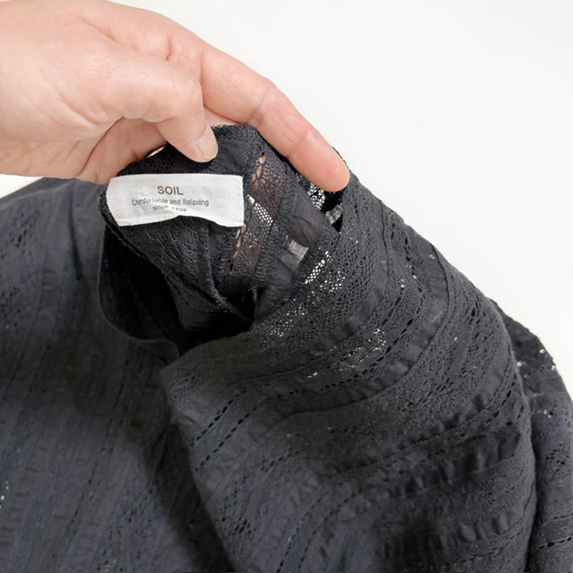 SOIL VOILE ALL LACE PONCHO