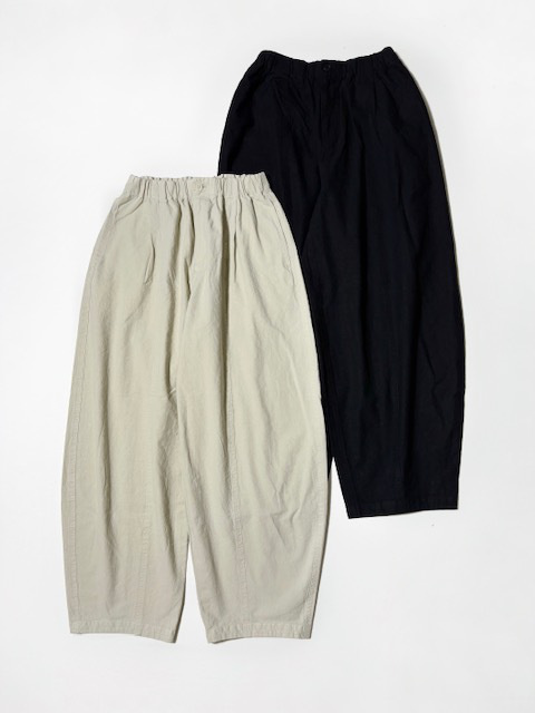 JOHNBULL コットンリネンバレルパンツ