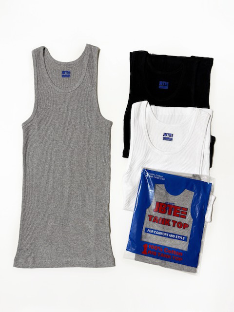 JOHNBULL パックリブタンクトップ