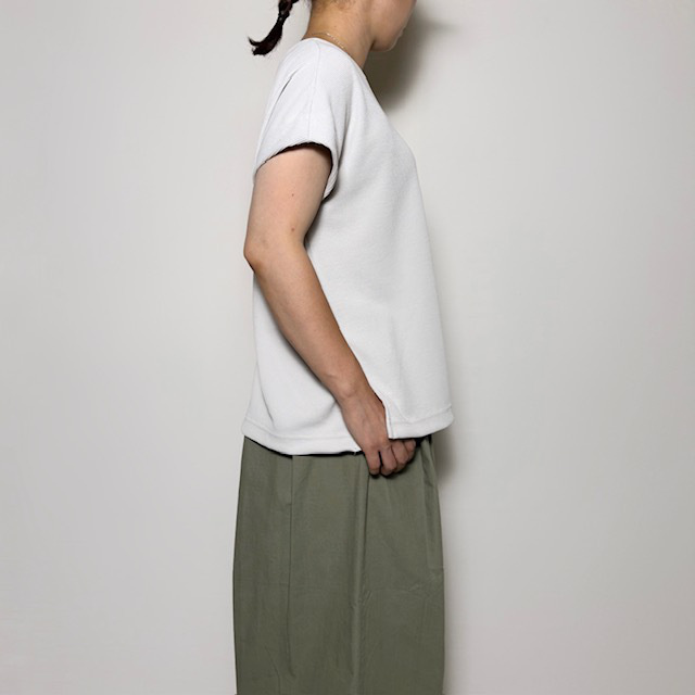 Lelill  ハイテクワッフルワイドTシャツ