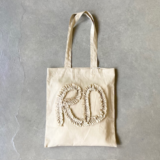 R&D.M.Co- (OLDMAN'S TAILOR) R・D FRILL EMBROIDERY TOTE BAG