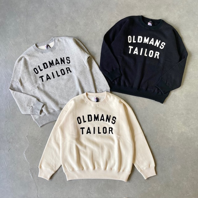 OLDMAN'S TAILOR OMT PRINT CREW SWEAT