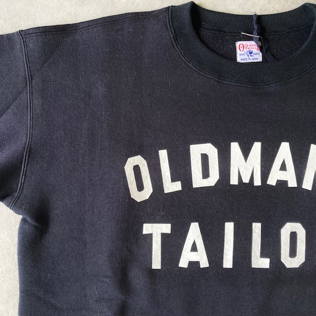 OLDMAN'S TAILOR OMT PRINT CREW SWEAT