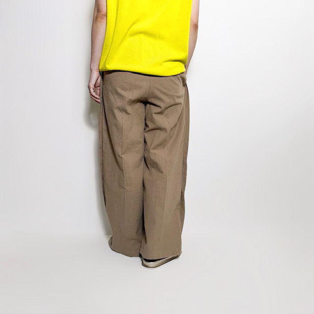 JOHNBULL リネンミックスタックトラウザー