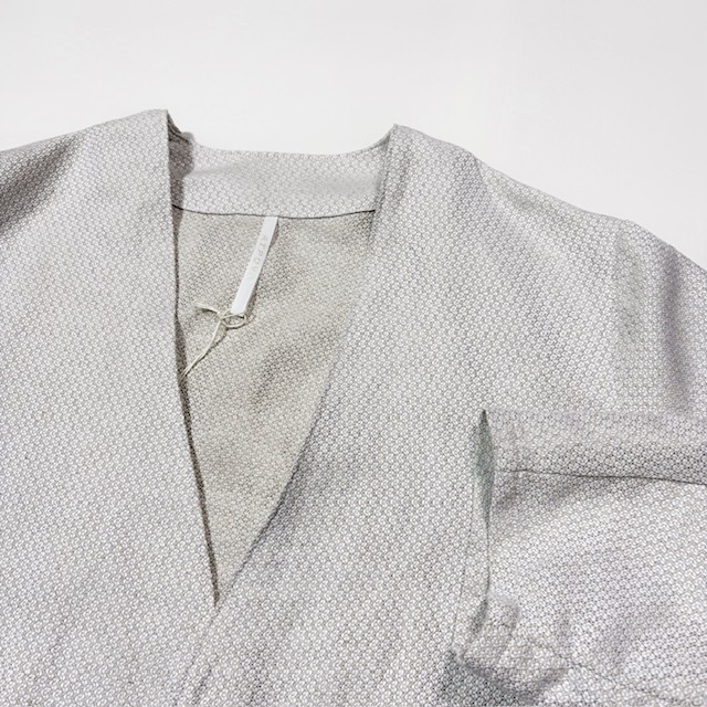 ARTE POVERA セレモニー リネンポリエステル混 ノーカラージャケット