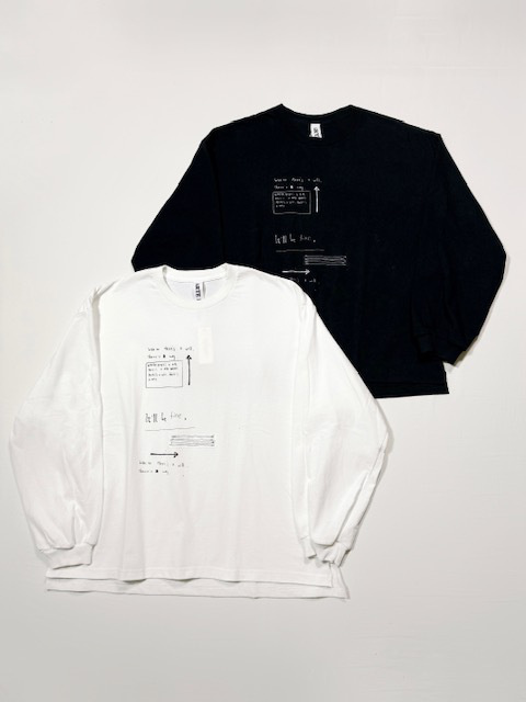 ARTE POVERA NATSUME KOTETSU コラボ ギルダン RE-message ロンT