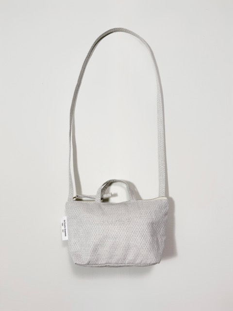 ARTE POVERA  セレモニー リネンポリエステル混  サコッシュS