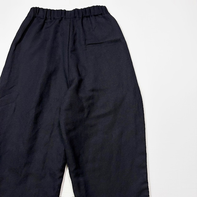 セレモニー リネンポリエステル混 2タックイージーパンツ
