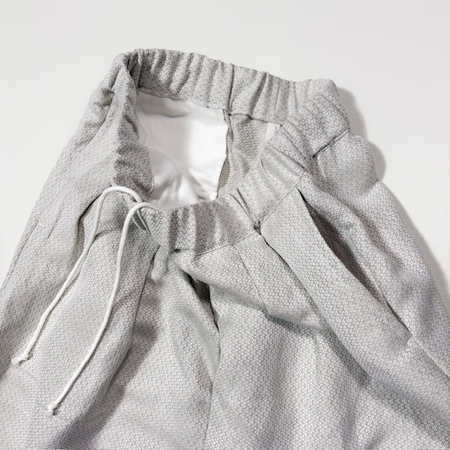 セレモニー リネンポリエステル混 2タックイージーパンツ