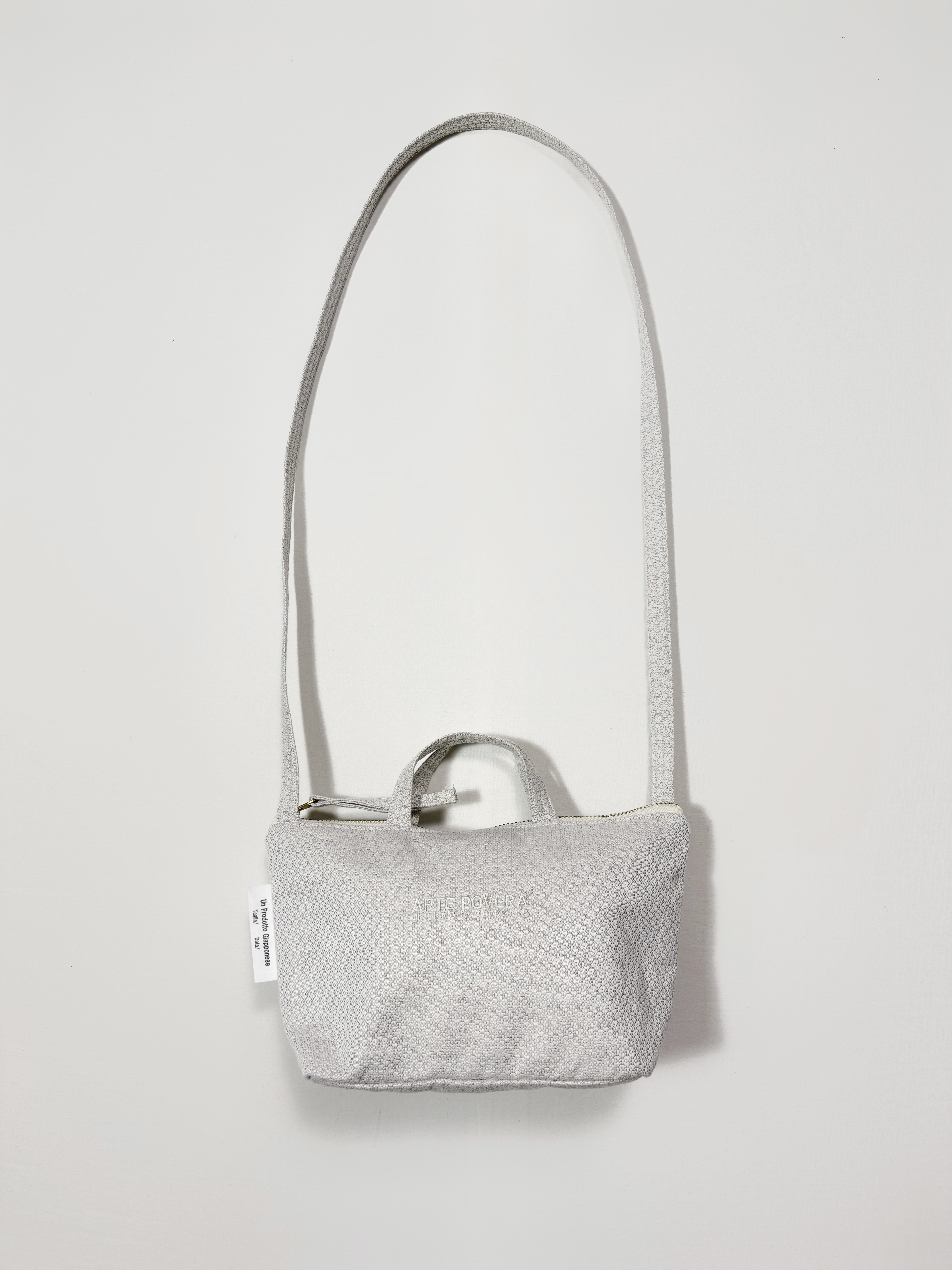 ARTE POVERA セレモニー リネンポリエステル混 サコッシュS