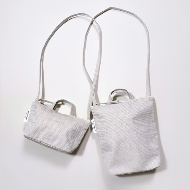 ARTE POVERA セレモニー リネンポリエステル混 サコッシュM