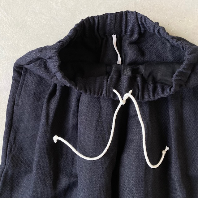 ARTEPOVERA セレモニー リネンポリエステル混 2タックイージーパンツ